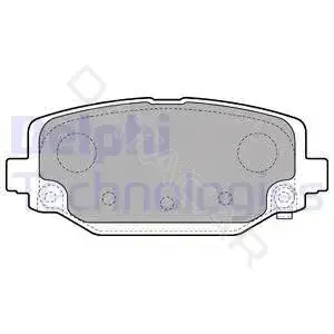 Тормозные колодки DELPHI LP2499