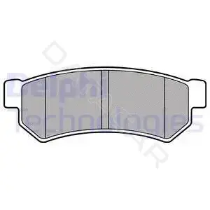 Тормозные колодки DELPHI LP2502