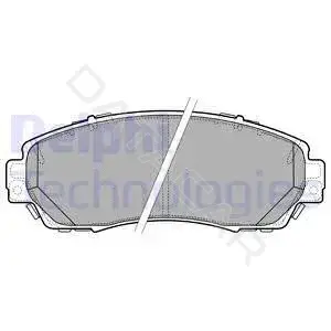 Тормозные колодки DELPHI LP2710