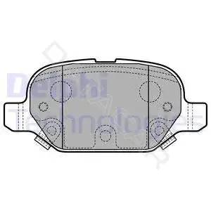 Тормозные колодки DELPHI LP2761