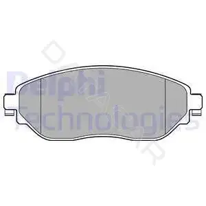 Тормозные колодки DELPHI LP3143