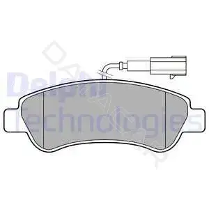Тормозные колодки DELPHI LP3153