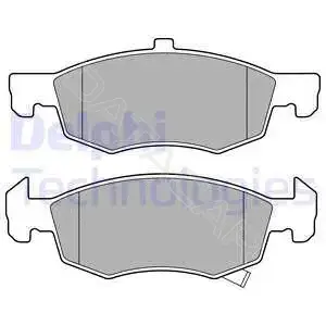 Тормозные колодки DELPHI LP3163