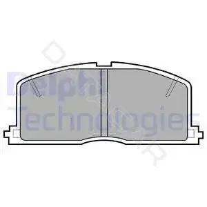 Тормозные колодки DELPHI LP460