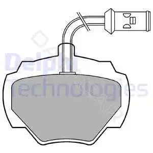 Тормозные колодки DELPHI LP475