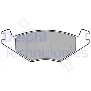 Тормозные колодки DELPHI LP505