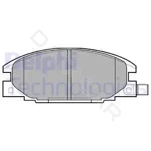 Тормозные колодки DELPHI LP629