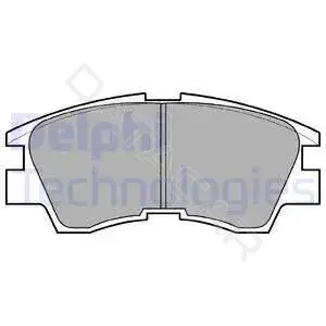 Тормозные колодки DELPHI LP633