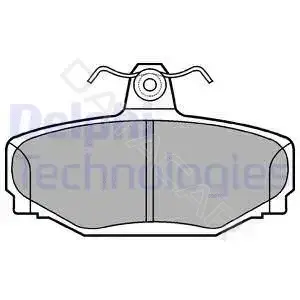 Тормозные колодки DELPHI LP637