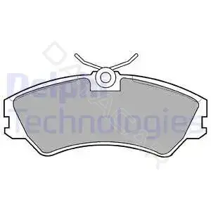 Тормозные колодки DELPHI LP668
