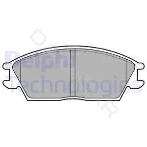 Тормозные колодки DELPHI LP704