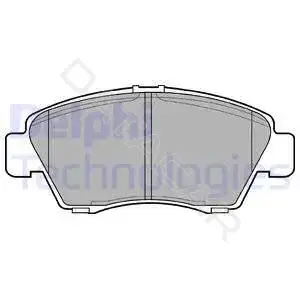 Тормозные колодки DELPHI LP809