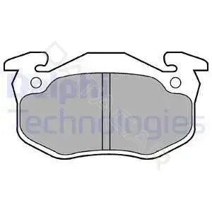 Тормозные колодки DELPHI LP852