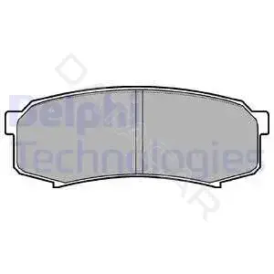 Тормозные колодки DELPHI LP963