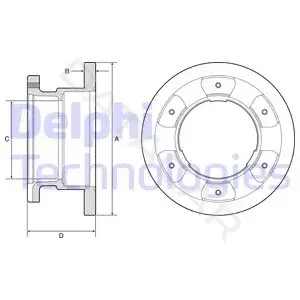 Тормозные диски DELPHI BG9201