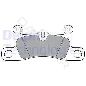 Тормозные колодки DELPHI LP3298