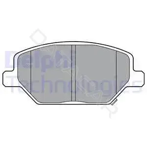 Тормозные колодки DELPHI LP3371