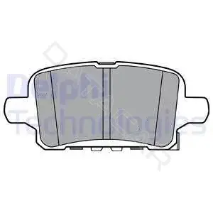 Тормозные колодки DELPHI LP3372