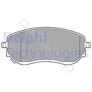 Тормозные колодки DELPHI LP3401