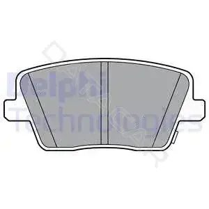 Тормозные колодки DELPHI LP3404