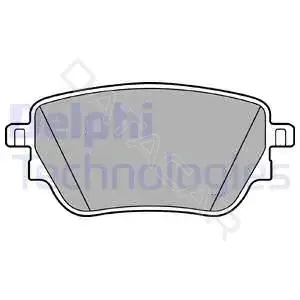Тормозные колодки DELPHI LP3438