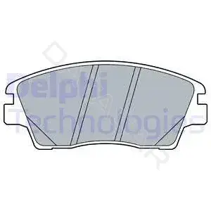 Тормозные колодки DELPHI LP3519