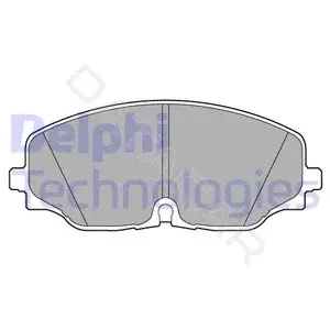 Тормозные колодки DELPHI LP3543