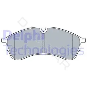 Тормозные колодки DELPHI LP3545
