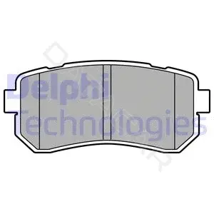 Тормозные колодки DELPHI LP3576