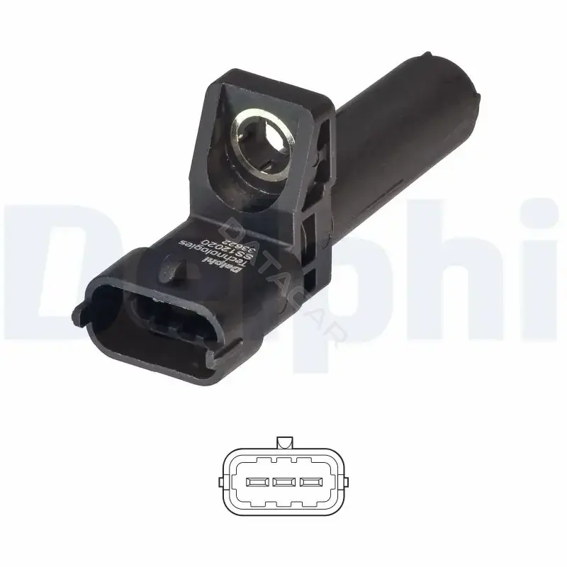 Датчик давления воздуха DELPHI SS12020-12B1