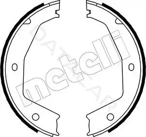Колодки ручника METELLI 53-0197