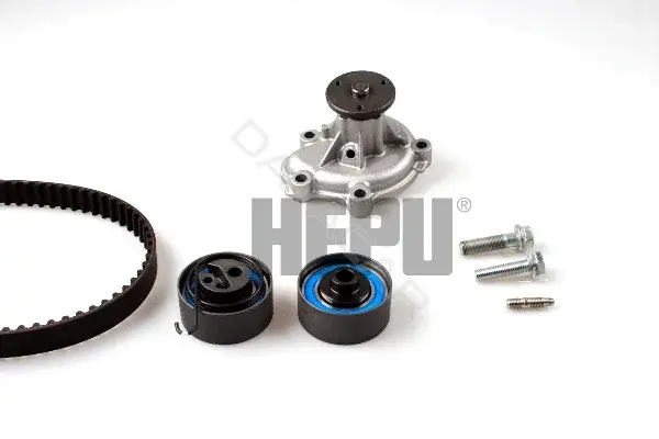 Комплект ГРМ с помпой HEPU PK03723