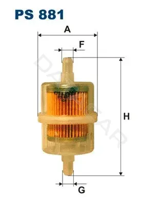 Топливный фильтр FILTRON PS881