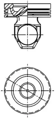 Поршень двигателя KOLBENSCHMIDT 41254960