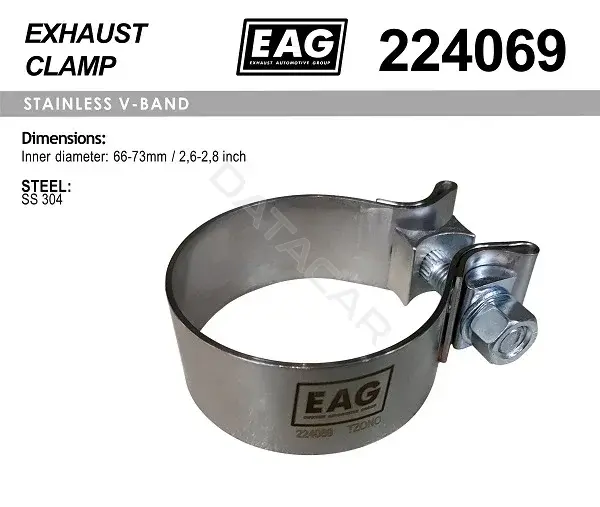 Хомут глушителя EAG 224069