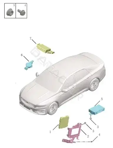 Датчик дождя GEELY 6608095660