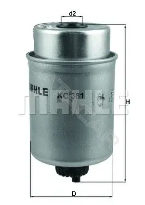 Топливный фильтр KNECHT/MAHLE KC381