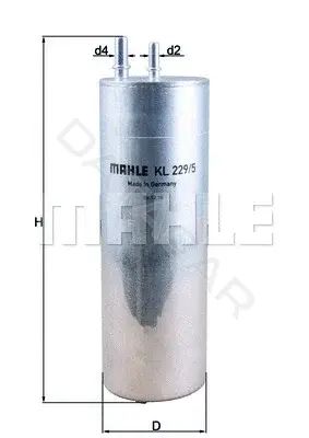 Топливный фильтр KNECHT/MAHLE KL229/5