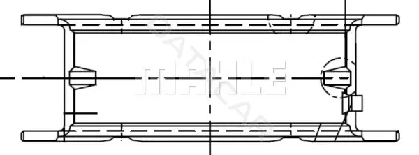 Вкладыши коренные KNECHT/MAHLE 001FL10328000