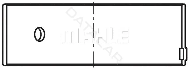 Вкладыши коренные KNECHT/MAHLE 001HL19630025