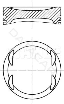 Поршень двигателя KNECHT/MAHLE 0116901
