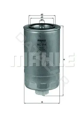 Топливный фильтр KNECHT/MAHLE KC214