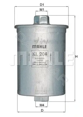 Топливный фильтр KNECHT/MAHLE KL204