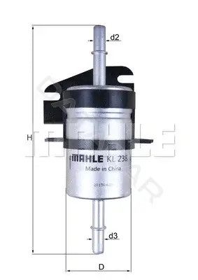 Топливный фильтр KNECHT/MAHLE KL238