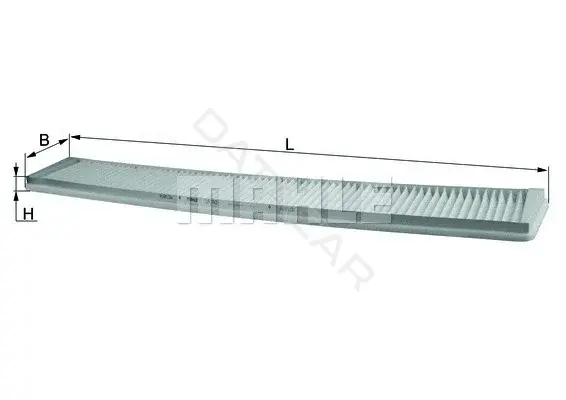 Фильтр салонный KNECHT/MAHLE LA102
