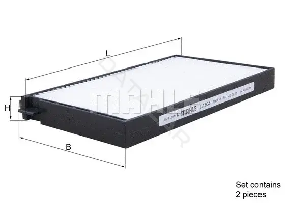 Фильтр салонный KNECHT/MAHLE LA634/S