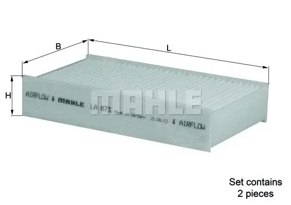 Фильтр салонный KNECHT/MAHLE LA873/S