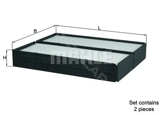 Фильтр салонный KNECHT/MAHLE LA896/S