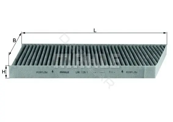 Фильтр салонный KNECHT/MAHLE LAK129/1