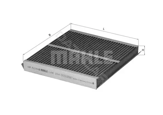 Фильтр салонный KNECHT/MAHLE LAK234